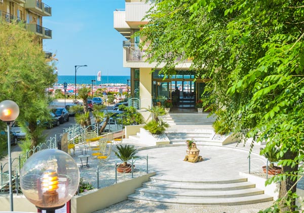 Hotel con accesso diretto alla spiaggia